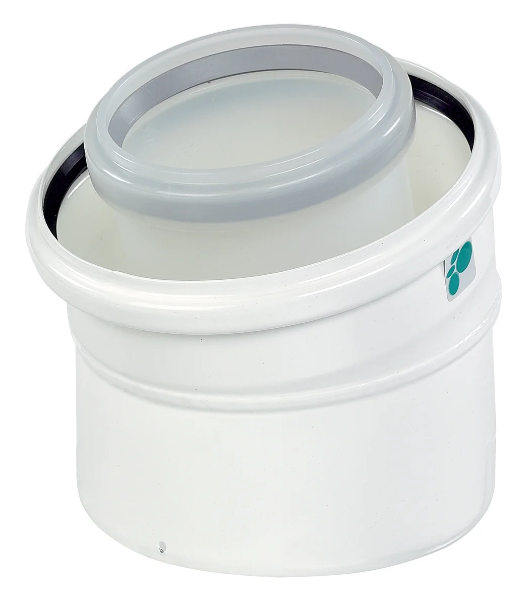 Ubbink Concentrische rookgasbocht Ubbink Rolux metaal kunststof 80/125mm 0702868