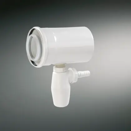 Ubbink Concentrische rookgashulpstuk Ubbink Rolux 4G inox kunststof 80/125mm 0702875