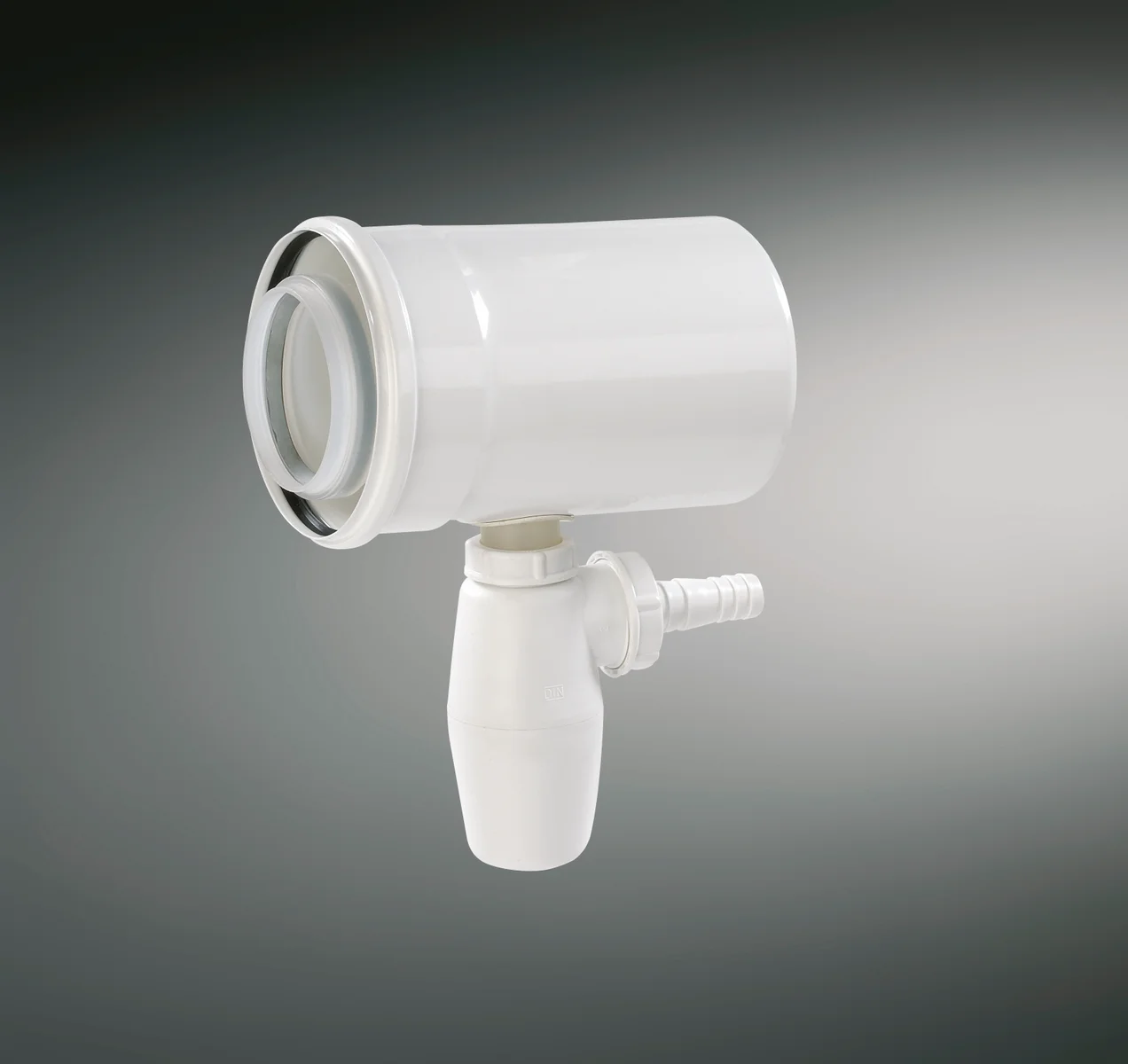 Ubbink Concentrische rookgashulpstuk Ubbink Rolux 4G inox kunststof 80/125mm 0702875