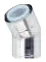 Ubbink Concentrische rookgasbocht Ubbink Rolux inox kunststof 80/125mm 0702881