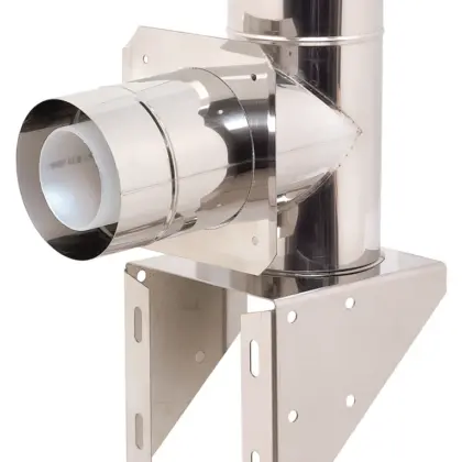 Ubbink Concentrische rookgashulpstuk Ubbink inox kunststof 110/160mm 0702903