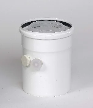 Ubbink Rookgasketeladapter Ubbink Rolux 4G kunststof/aluminium concentrisch / concentrisch 80/125mm - 80/125mm 0702918
