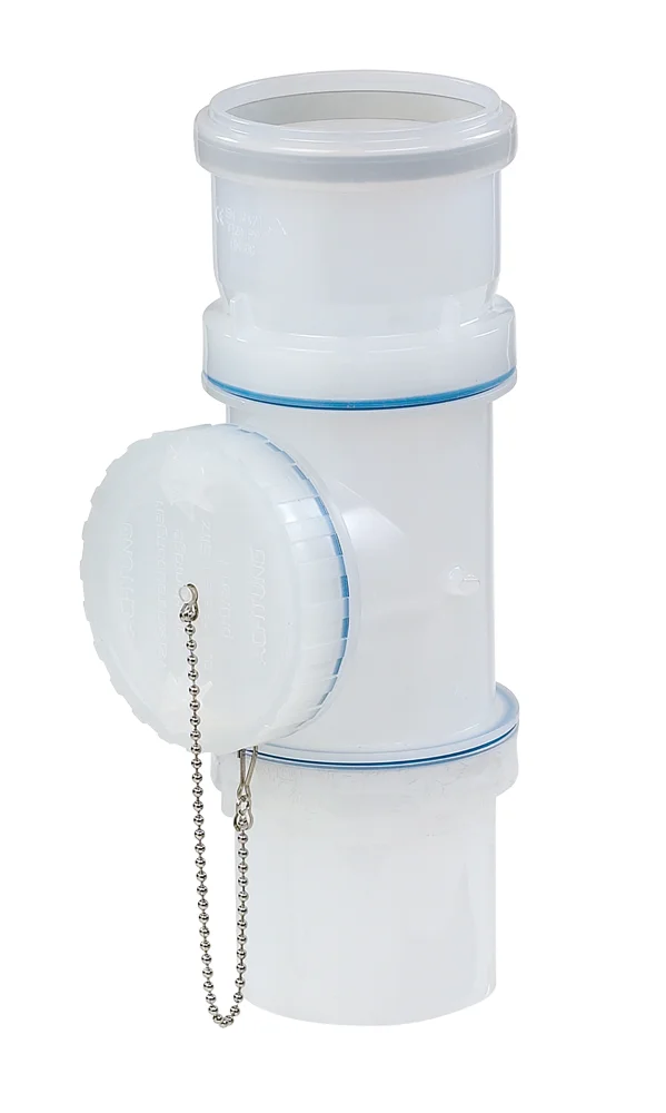 Ubbink Enkelwandig rookgas T-stuk Ubbink Rolux inox 0702977