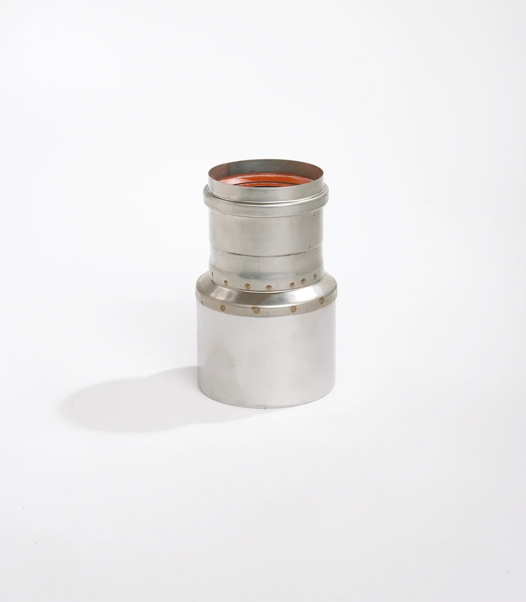 Ubbink Rookgasketeladapter Ubbink Rolux inox enkelwandig/enkelwandig 80mm - 100mm 0703066