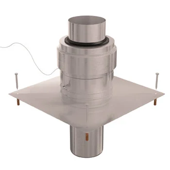 Ubbink PP120 schoorsteenopstand inox 125 ubbink 0703508