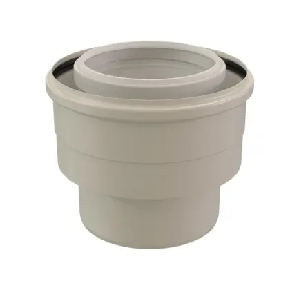 Ubbink Rookgasketeladapter Ubbink Rolux inox concentrisch / concentrisch 110/160mm - 80/125mm 0703519