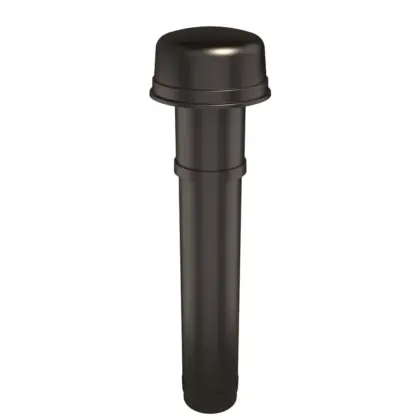 Ubbink Dakdoorvoer rond luchtkanaal Ubbink Ventub kunststof Ø180mm H1120mm dubbelwandig 0703612