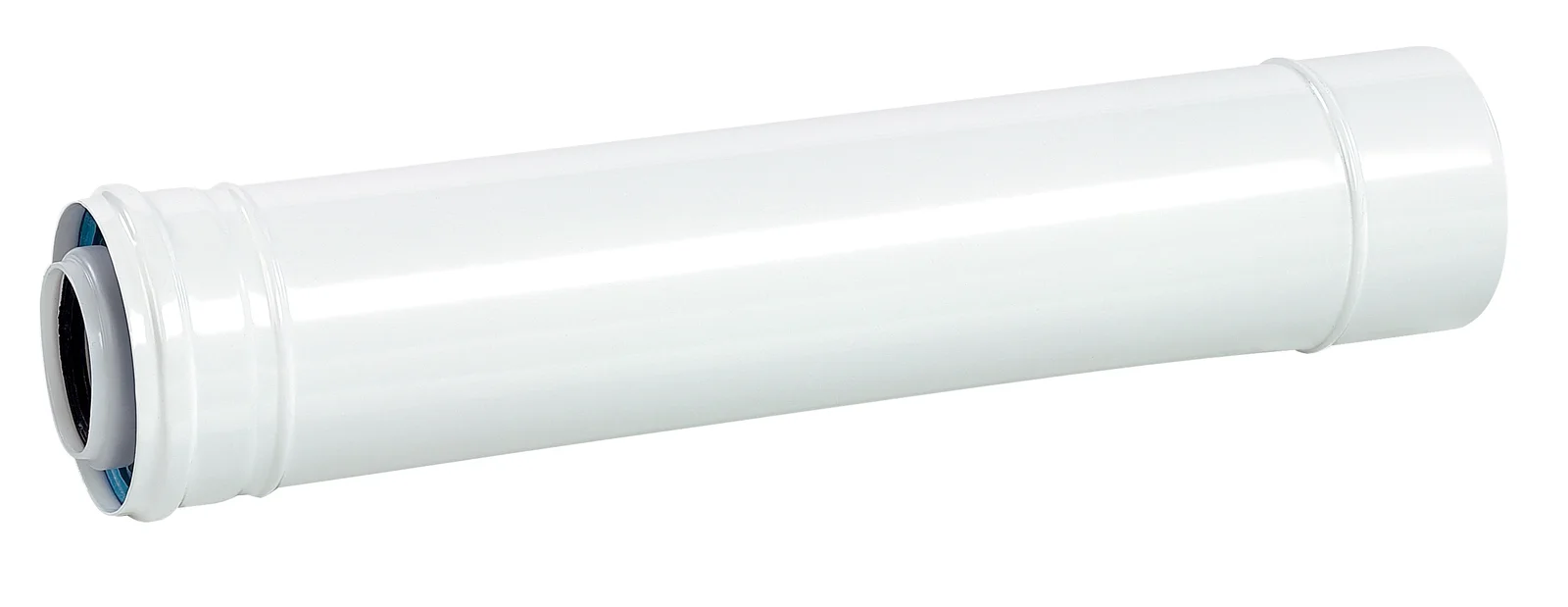 Ubbink Concentrische rookgasbuis Ubbink Rolux kunststof/aluminium 60/100mm L1000mm wit 0703619