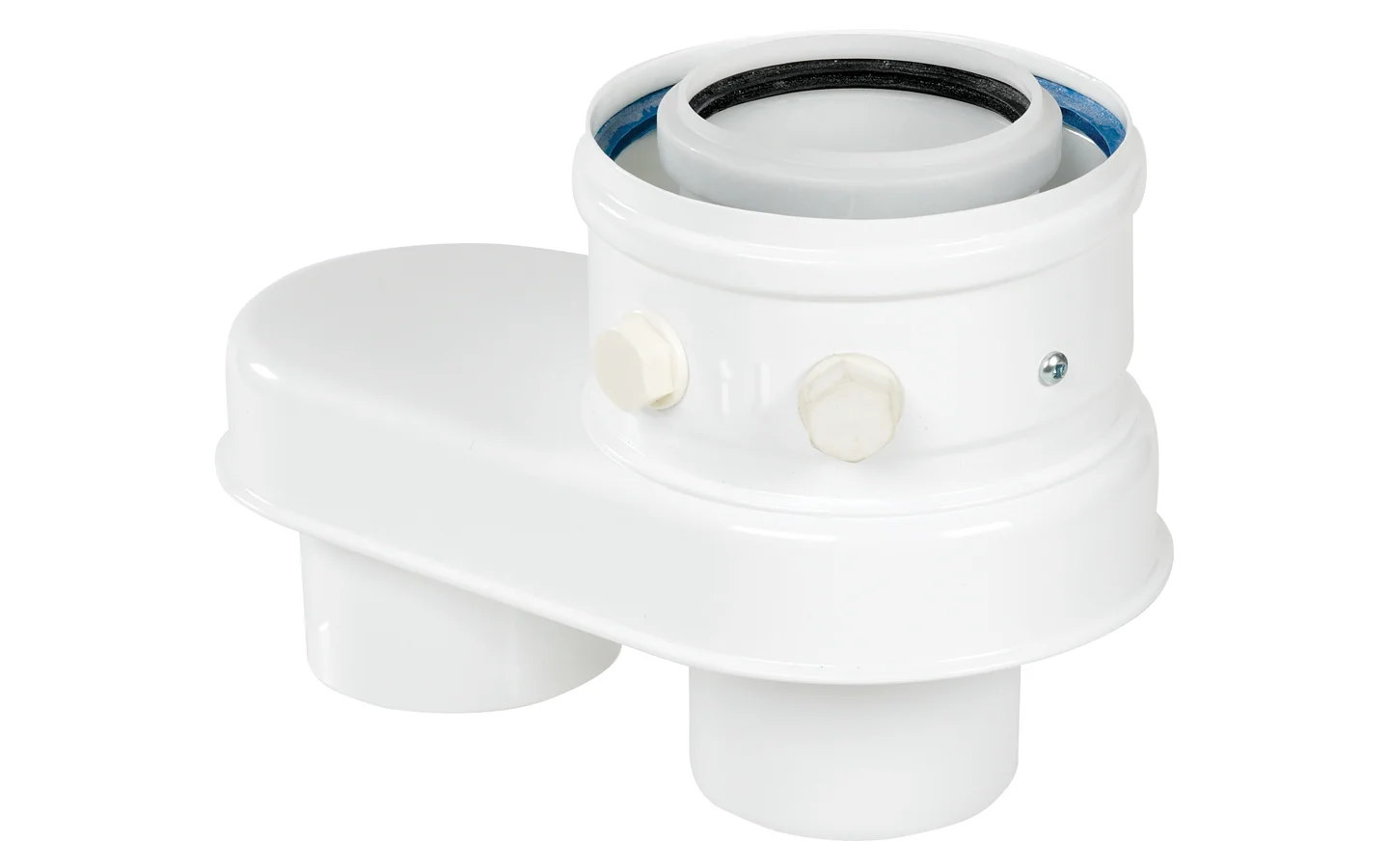 Ubbink Rookgasketeladapter Ubbink Rolux inox parallel / concentrisch 80/125mm - 80/80mm 0704396