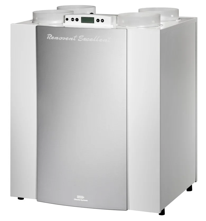 Ubbink WTW-unit Ubbink Ubiflux Renovent Excellent 400m3/h D=180mm 4 bovenaansluitingen 0704492