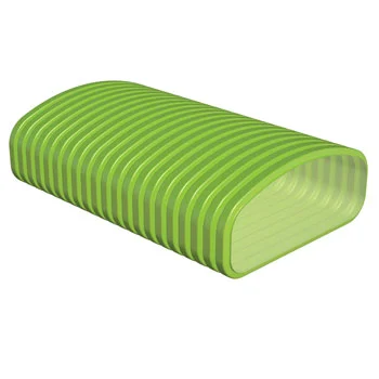 Ubbink Ovaal luchtkanaal Ubbink Air Excellent 60x130mm kunststof L500mm 55 Flex 0704540
