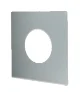 Ubbink Afdekrozet rookgas/luchttoevoerbuis Ubbink vierkant Ø80mm metaal 0710103