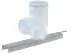 Ubbink Enkelwandige rookgasbocht Ubbink Rolux 90° 60mm/60mm kunststof 0716038