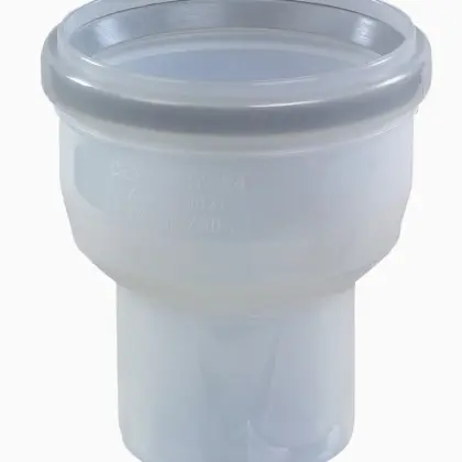 Ubbink Rookgasketeladapter Ubbink Rolux HRtop kunststof flexibel/flexibel 110mm - 100mm 0718020