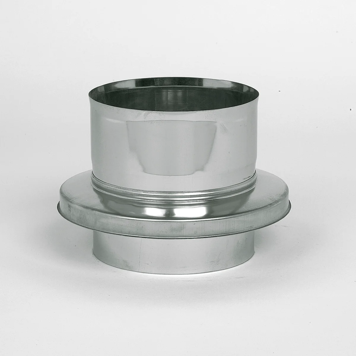 Ubbink Rookgasketeladapter Ubbink Ubitherm inox dubbelwandig/enkelwandig 200mm - 200mm 0757353