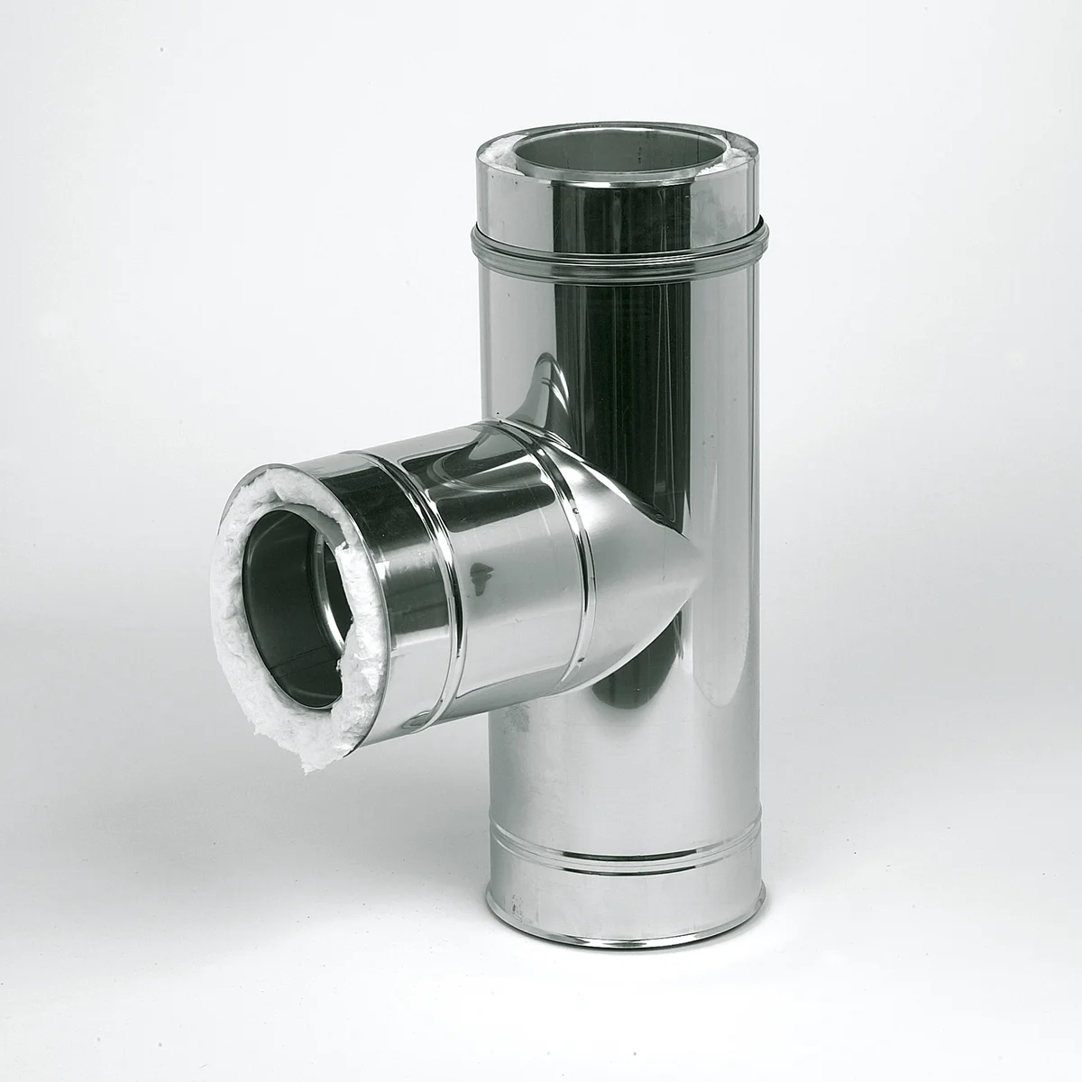 Ubbink Dubbelwandig rookgas T-stuk Ubbink Ubitherm 90° 0758039