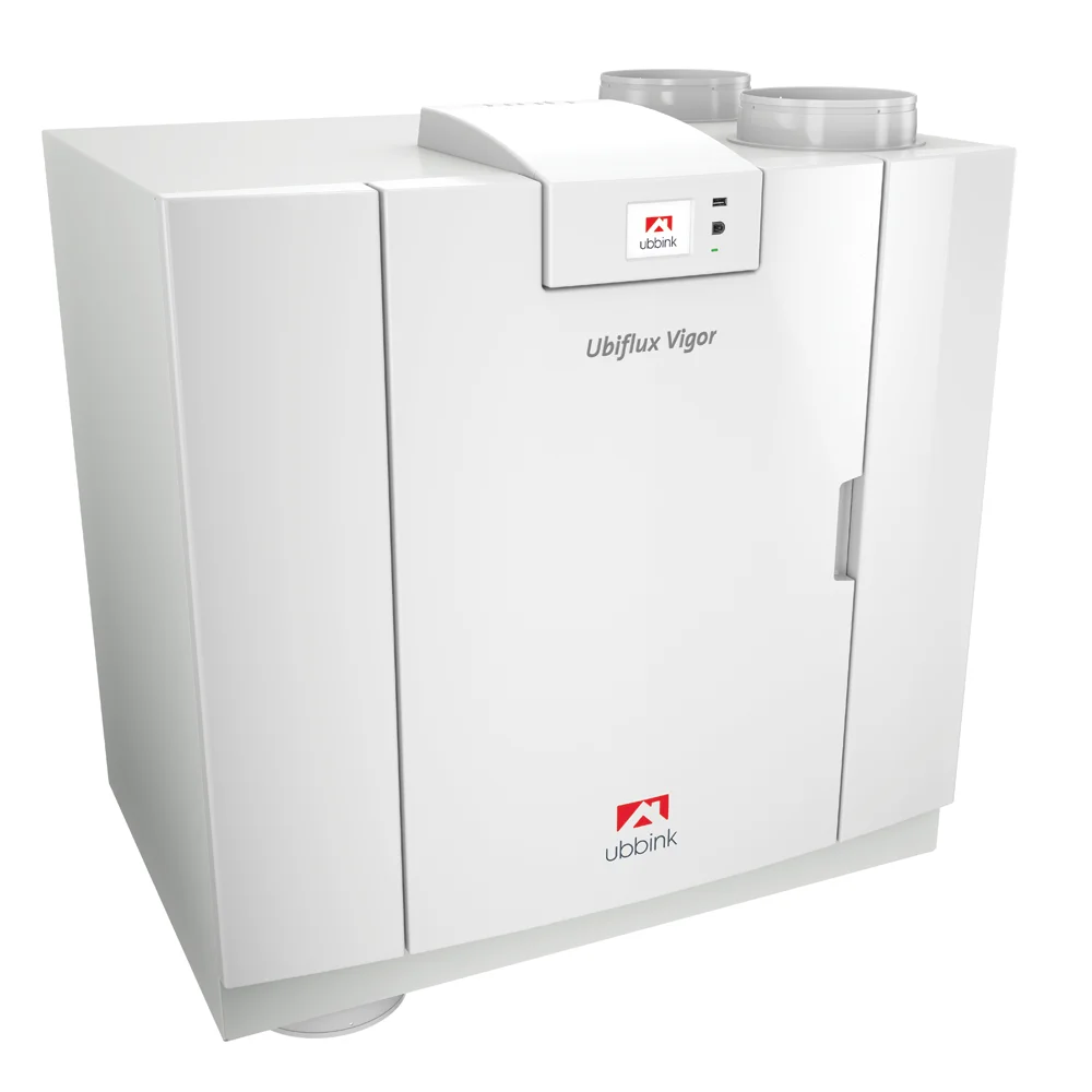Ubbink WTW-unit Ubbink Ubiflux Vigor W325 325m3/h D=160mm 2 boven- en 2 onderaansluitingen 0883252