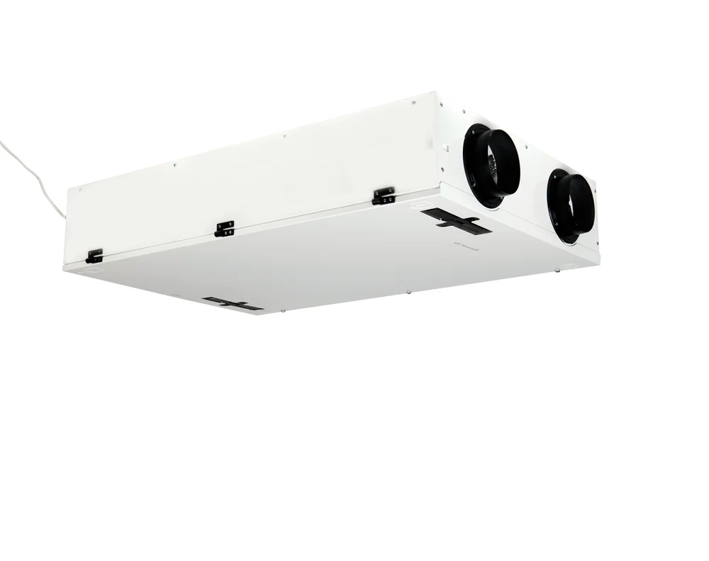 Ubbink WTW-unit Ubbink Ubiflux F150 150m3/h D=125mm 2 linkse en 2 rechtse aansluitingen 0888239