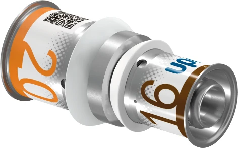 Uponor S-Press Plus messing verloop mof FF 32 x 20 mm 1070555