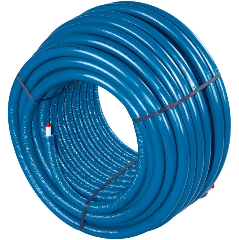 Uponor Geïsoleerde meerlagenbuis 6 mm Uponor UniPipe PLUS 16x2mm blauw flexibel 75m 1091723