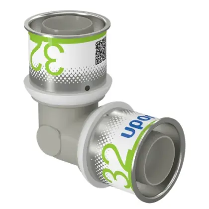 Uponor Persknie kunststof 32/3mm FF 90° (drink)water Uponor S-Press PLUS PPSU 1039932