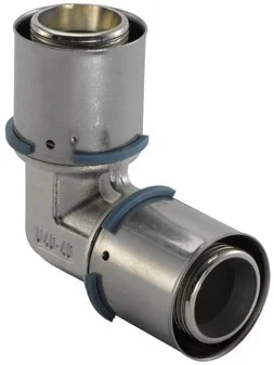 Uponor Persknie messing 50/4.5mm FF 90° (drink)water Uponor MLC Press 1046911
