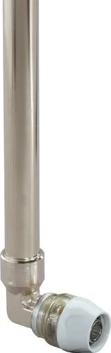 Uponor Persovergangsknie messing L=200mm 16/2mm x 15mm koperen buis 90° (drink)water Uponor MLC RTM 1057379