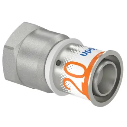 Uponor Persovergangsstuk messing 20/2.25mm x 1/2" F (drink)water Uponor S-Press PLUS 1070516