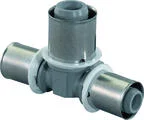 Uponor Persverloop-T kunststof 20/2.25x25/2.5x20/2.25mm FFF (drink)water Uponor MLC PPSU 1022726