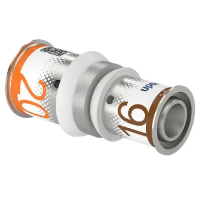 Uponor Persverloopmof messing 20/2.25x16/2mm FF (drink)water Uponor S-Press PLUS 1070552