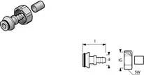 Uponor Minitec schroefkopp. 9