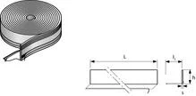 Uponor Randisolatie vloerverwarming Uponor Minitec 40mm 20m 1005267