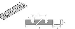 Uponor Minitec montageprofiel lengte: 2,5m uponor 1005274