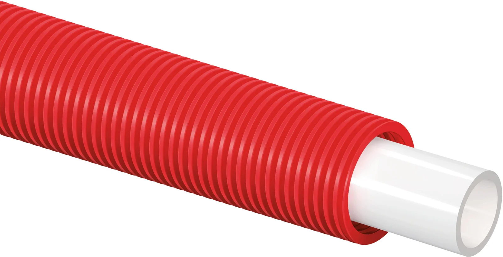 Uponor Meerlagenbuis met mantelbuis Uponor Radi Pipe 16x2mm rood flexibel 50m 1008388