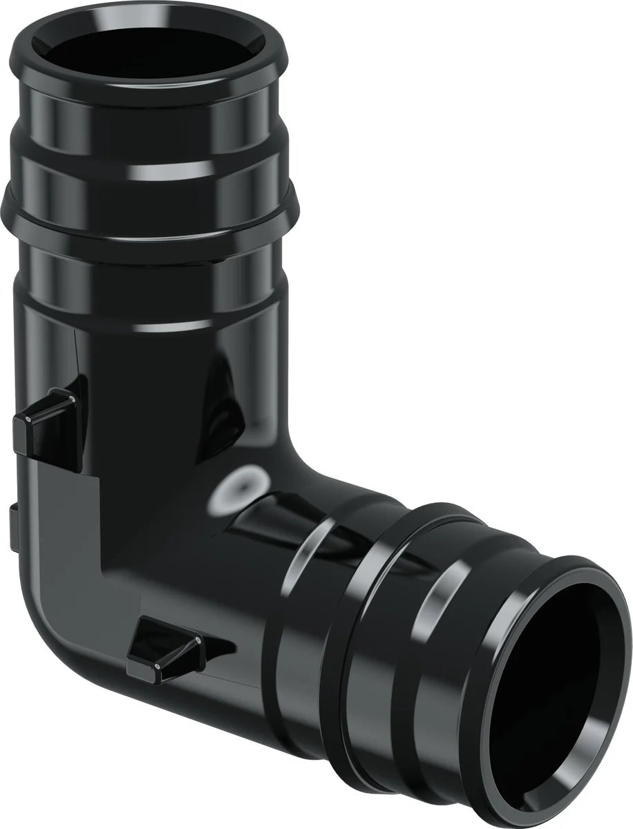 Uponor Q en E knie 90gr PPSU 25-25 uponor 1008681