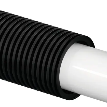 Uponor Meerlagenbuis met mantelbuis Uponor Aqua Pipe 16x2.2mm zwart flexibel 50m 1008993
