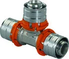 Uponor Pers-T messing 14/2mm FFF (drink)water Uponor MLC Press 1014886