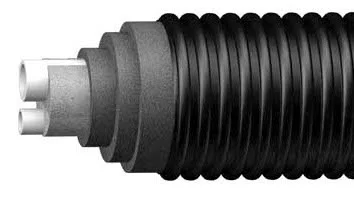 Uponor Voorgeïsoleerde buis Uponor Ecoflex 2 buizen Ø175mm Aqua Twin 1018140