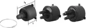 Uponor Eindkap dubbel 25-32-50 mantel dia:175mm 1018308