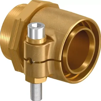 Uponor Knelovergangsstuk messing 90/8.2mm x 3" M verwarming Uponor Ecoflex Wipex 1018334