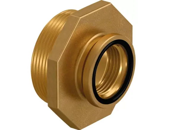 Uponor Draadverloopring messing 3" x 2" MF Uponor Ecoflex Wipex 1018376