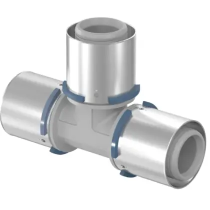 Uponor Pers-T kunststof 20/2.25mm FFF (drink)water Uponor S-Press 1032887