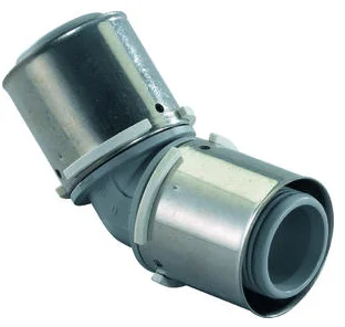 Uponor Persknie kunststof 40/4mm FF 45° (drink)water Uponor MLC PPSU 1046388