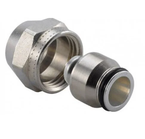 Uponor Knelkoppeling Uponor MLC messing 16x2mm 1/2" 1058086