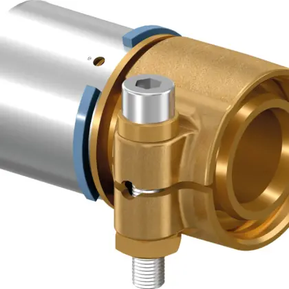 Uponor Persovergangsstuk messing 40/3.7mm x 40mm F verwarming Uponor Wipex PN6 1060059