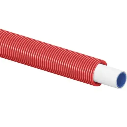 Uponor Meerlagenbuis met mantelbuis Uponor UniPipe PLUS 20x2.25mm rood flexibel 75m 1063062