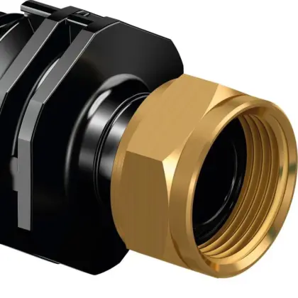 Uponor Draadovergangsstuk messing 3/8" x 1/2" M Uponor 1063785