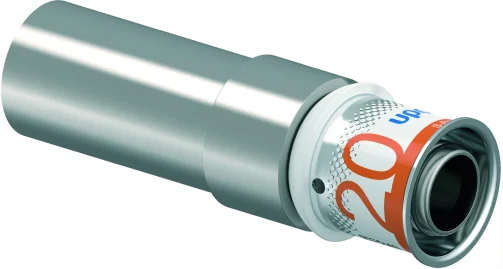 Uponor Persovergangsstuk messing 20/2.25mm x 22mm koperen buis (drink)water Uponor S-Press PLUS 1070617