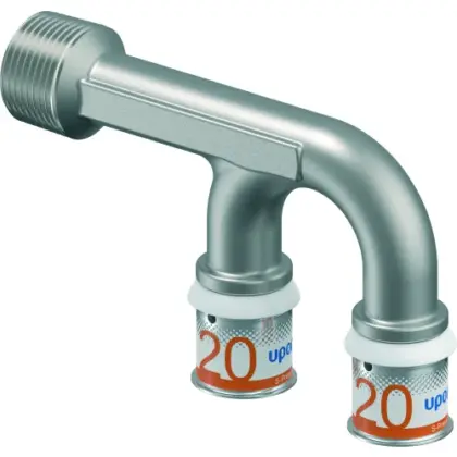 Uponor S-Press PLUS U-aansl. 20-20-R3/4inch MT Uponor 1070637