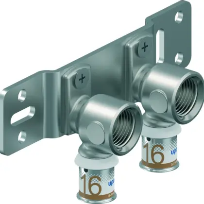 Uponor Muurplaat op beugel Uponor S-Press PLUS 16 1070684